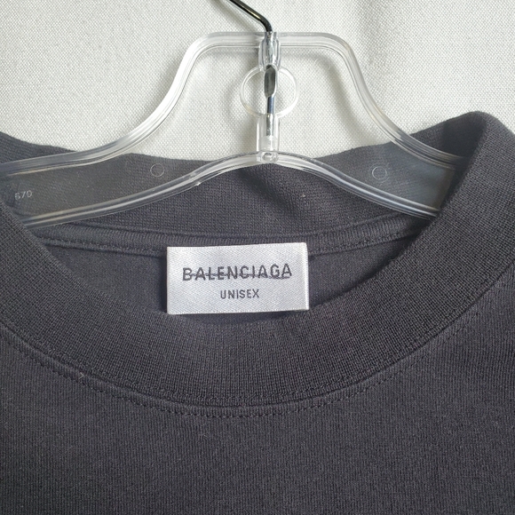 NWT$895 BALENCIAGA Fashion Institute Fitted Long Sleeve T-Shirt Top Sz XL - Picture 11 of 16